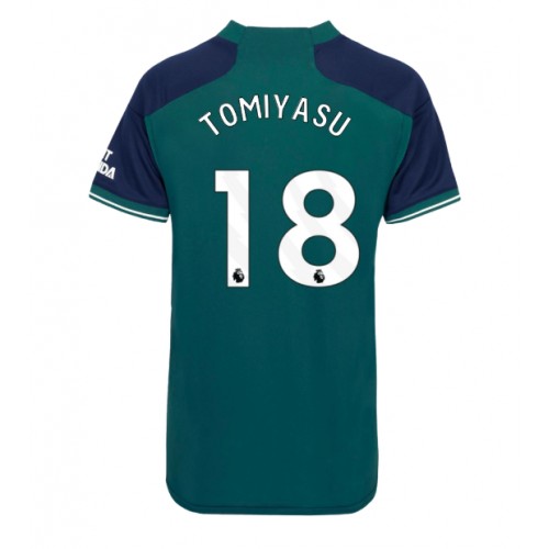 Arsenal Takehiro Tomiyasu #18 Rezervni Dres za Ženska 2023-24 Kratak Rukav